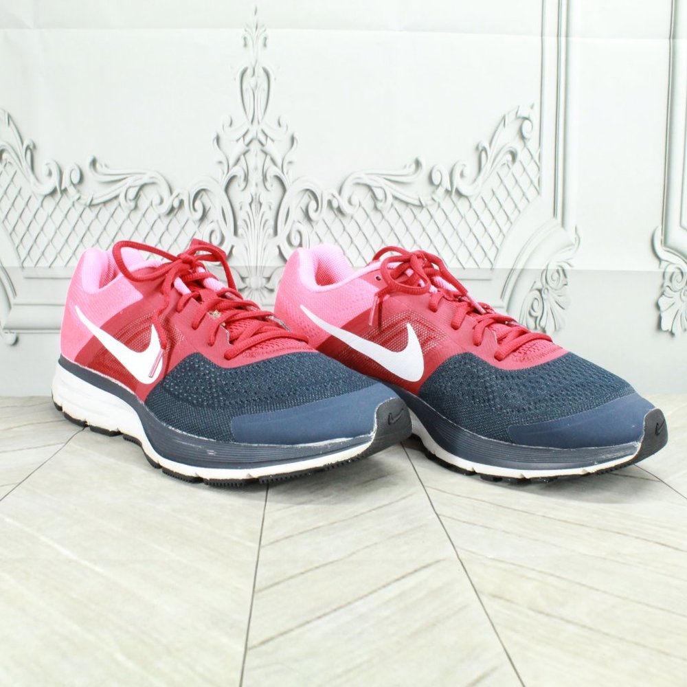 NIKE Air Pegasus 30 Red Blue Mesh Lace-up Running Shoes Sneakers Size 12 - Picture 3 of 9